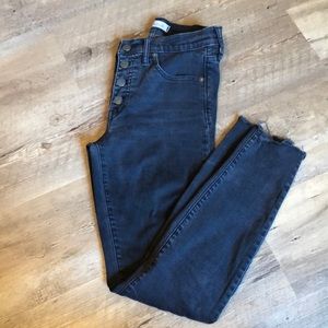 Madewell Black skinny jeans